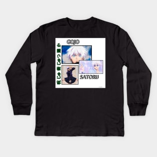 GOJO SATORU DIFFERENT VERSIONS Kids Long Sleeve T-Shirt